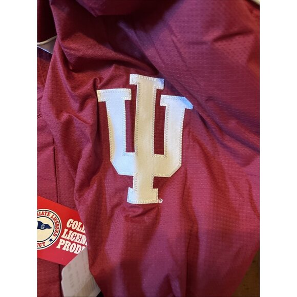 Majestic Men’s Indiana Hoosiers Bomber Jacket Size Medium NWT Heavy Jacket - Picture 7 of 10